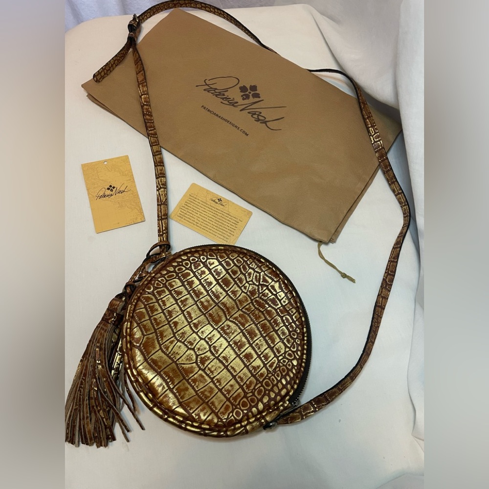Patricia Nash Crossbody beautiful leather used one time.